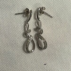 10k White Gold Earrings
